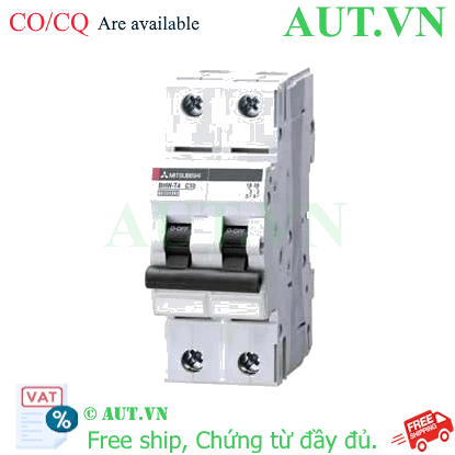Aptomat MCB Mitsubishi BHW-T4 2P C10 - Chính Hãng