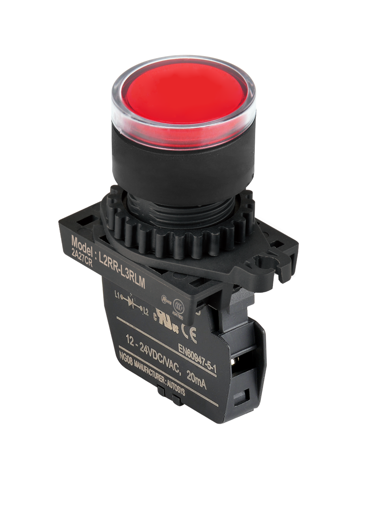 Công tắc nút nhấn Autonics L2RR-L3RLM