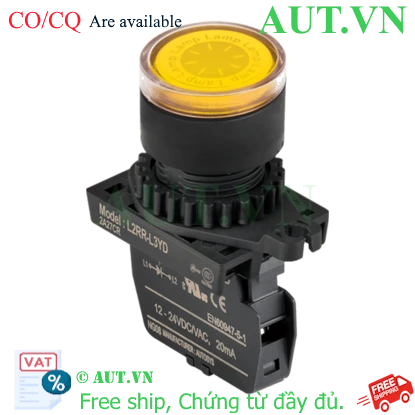 Công tắc nút nhấn Autonics L2RR-L3YLM