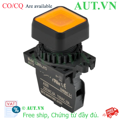 Công tắc nút nhấn Autonics L2RR-L4YDM