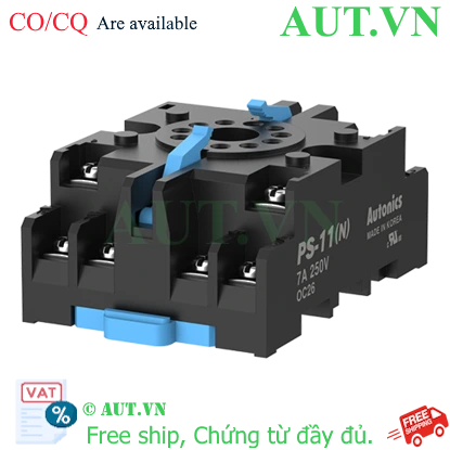Đế Rơ Le Autonics PS-11(N) 11 Chân Tròn Chính Hãng | AUT VN