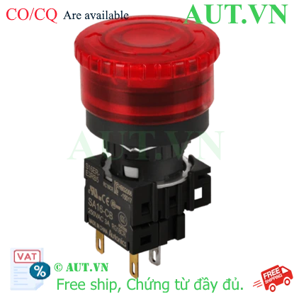 Nút Nhấn Khẩn Cấp Autonics S16ER-E3RB12 (Phi 16mm, 12VDC)