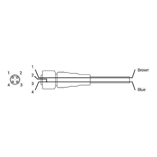 Cable cho cảm biến Autonics CID2-2-I Cable cho cảm biến Autonics CID2-2-I