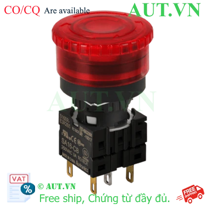Công tắc dừng khẩn cấp Autonics S16ER-E3R2B24 phi 16mm 24VDC