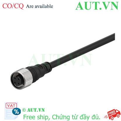 Cáp kết nối cảm biến Autonics CID3-5 M12, 3 dây, 5 mét Cáp kết nối cảm biến Autonics CID3-5 M12, 3 dây, 5 mét