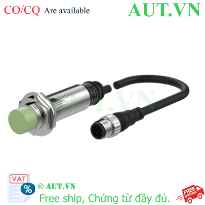 Cảm biến tiệm cận Autonics PRWL18-8DN | NPN NO, M18, 8mm, Giắc cắm M12