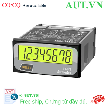 Bộ Đếm Autonics LA8N-BV-L LCD 8 Số Có Đèn Nền - AUT VN
