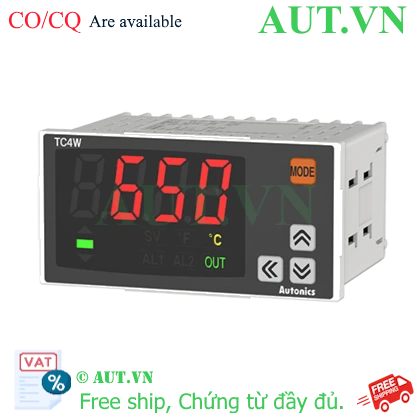 Đồng hồ nhiệt Autonics TC4W-14R (96x48mm) - Bộ điều khiển nhiệt độ PID chính hãng AUT VN