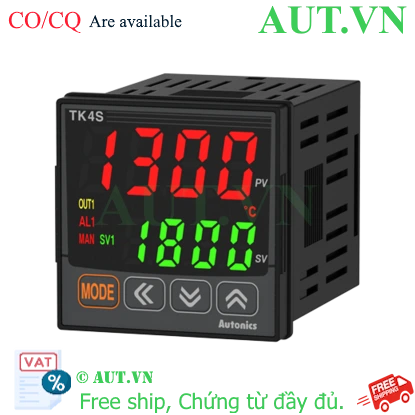 Bộ Điều Khiển Nhiệt Độ Autonics TK4SP-12RN 48x48mm - PID Chính Xác, Ngõ Ra Relay, Lấy Mẫu 50ms | AUT VN