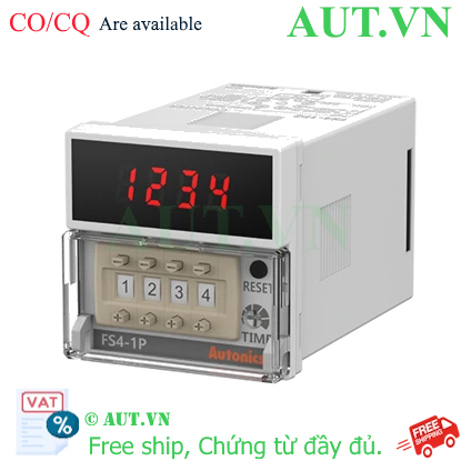 Bộ đếm Autonics FS4-1P4 (1 Preset, 4 Số, 100-240VAC)