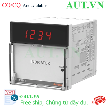 Bộ Đếm và Bộ Định Thời Autonics FX4M-I4 (4 Số, Hiển Thị LED) - Chính Hãng AUT VN