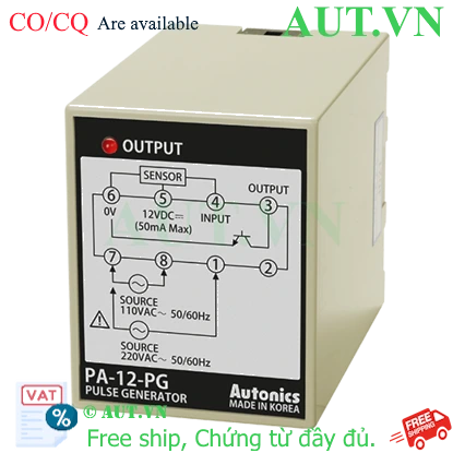 Bộ điều khiển cảm biến Autonics PA-12-PG | Bộ nguồn 12VDC chính hãng