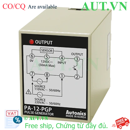 Bộ điều khiển cảm biến Autonics PA-12-PGP Chính Hãng