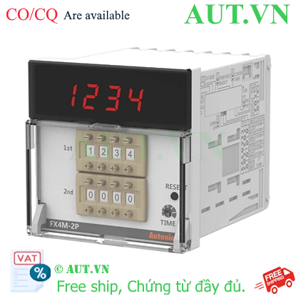 Bộ đếm Autonics FX4M-2P4 4 số (2 bước preset) chính hãng