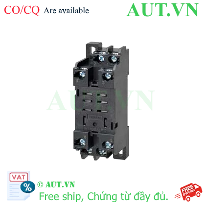 Đế Rơ Le Omron PTFZ-08-E (Socket 8 Chân) - Chính Hãng, Bền Bỉ, Lắp Đặt Linh Hoạt | AUT VN