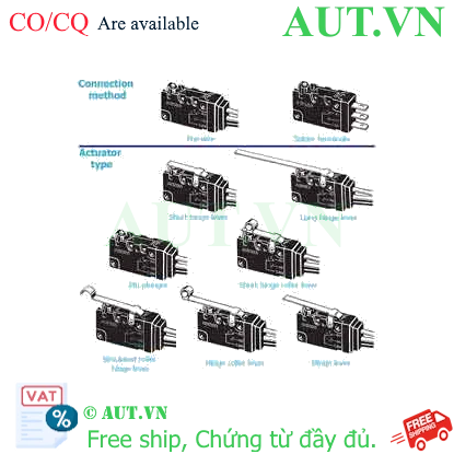 Công tắc hành trình Limit Switch Omron D2VW-5L1B-1HS(D)(CHN)