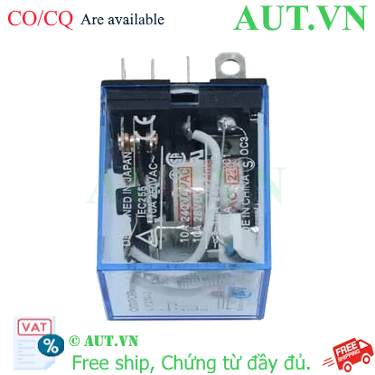 Rơ le trung gian Omron LY2N-J AC220/240V 8 chân (Có đèn LED) - Chính hãng AUT VN Rơ le trung gian Omron LY2N-J AC220/240V 8 chân (Có đèn LED) - Chính hãng AUT VN