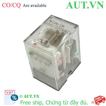 Rơ le trung gian Omron MY2N-CR AC200/220 BY OMZ