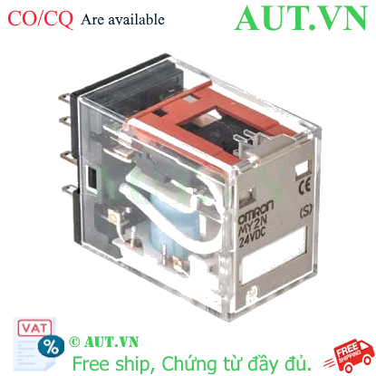 Rơ le trung gian Omron MY2N DC24 (S) 8 chân, 10A chính hãng