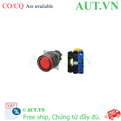 Công tắc nút nhấn Omron A22NL-BGM-TRA-G100-RA