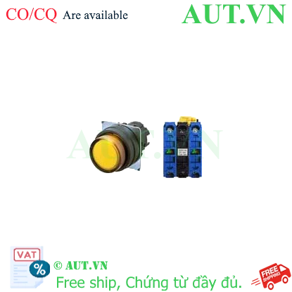 Công tắc nút nhấn Omron A22NL-BPM-TYA-G101-YC