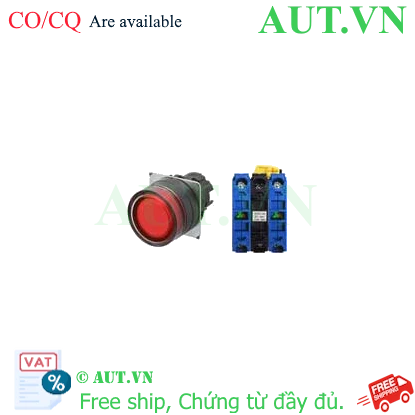 Công tắc nút nhấn Omron A22NL-BGM-TRA-G101-RE