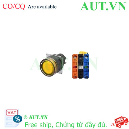 Công tắc nút nhấn Omron A22NL-BGM-TYA-G102-YC