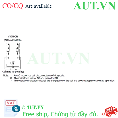 Rơ le trung gian Omron MY2N-CR AC110/120