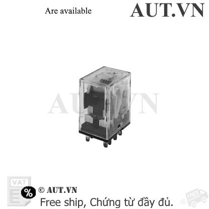 Rơ le trung gian Omron MY2N DC12V 8 chân - Tương thích cảm biến nhiệt độ và độ ẩm