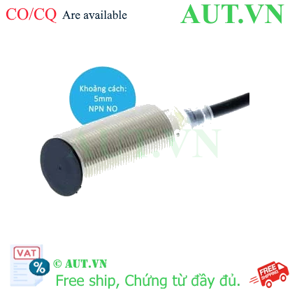 Cảm biến tiệm cận Omron E2B-M18KS05-WP-C1 2M Cảm biến tiệm cận Omron E2B-M18KS05-WP-C1 2M