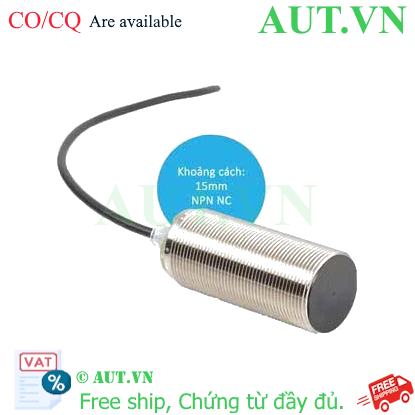 Cảm biến tiệm cận Omron E2B-M30KS15-WP-C2 2M - M30, NPN, NC, IP67 | AUT VN