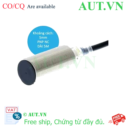 Cảm biến tiệm cận Omron E2B-M18KS05-WP-B2 5M Cảm biến tiệm cận Omron E2B-M18KS05-WP-B2 5M