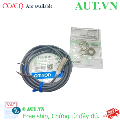Cảm biến tiệm cận Omron E2E-X5MC1 M12 | Khoảng cách 5mm, NPN-NO, Chính hãng AUT VN