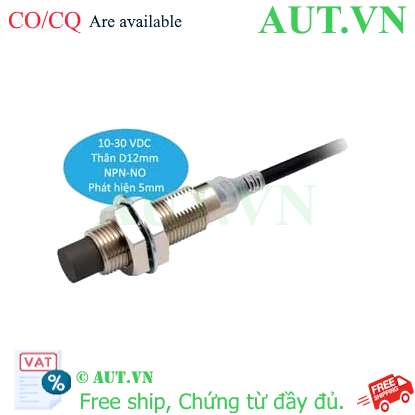 Cảm biến tiệm cận Omron E2E-X5MC112 5M (M12, NPN NO, Khoảng cách 5mm)