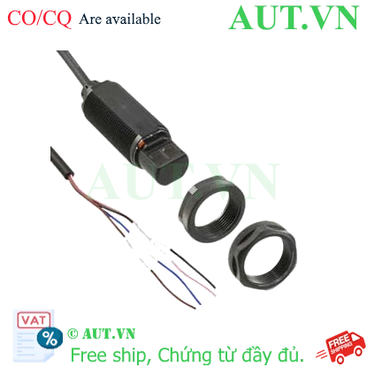 Cảm biến quang điện Omron E3RA-DN11 2M - Phản xạ khuếch tán, IP69K, M18