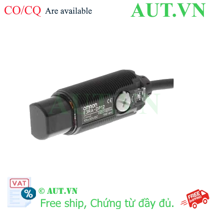 Cảm biến quang Omron E3RA-DP12 2M - Phản xạ khuếch tán PNP (Chính xác, Bền bỉ, IP69K)