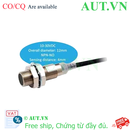 Cảm biến tiệm cận Omron E2E-X4C1 12mm - Khoảng cách 4mm, NPN, Bền bỉ