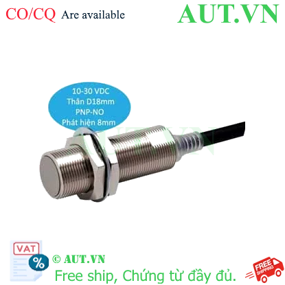 Cảm biến tiệm cận Omron E2E-X8B1DL18 2M, M18, PNP, 8mm