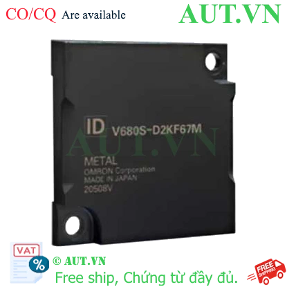 Thẻ RFID Omron V680S-D2KF67M - Gắn Kim Loại, Chống Dầu IP68, Bộ Nhớ FRAM 2KB