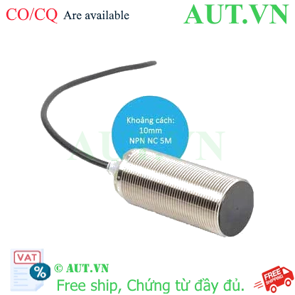 Cảm biến tiệm cận Omron E2B-M30KS10-WP-C2 5M | M30, NPN NC, IP67