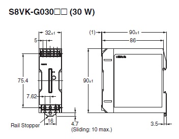 Bộ nguồn Omron S8VK-G03012 30W 12VDC: Bền Bỉ, Nhỏ Gọn, Chuẩn Công Nghiệp