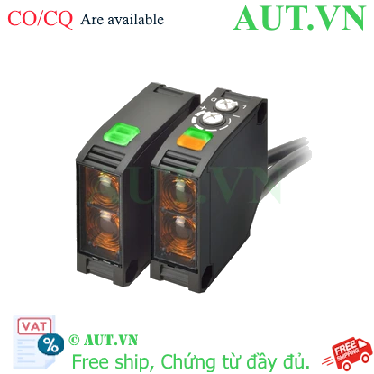 Cảm biến quang điện Omron E3JK-TR11 2M Thu Phát Riêng Chính Hãng