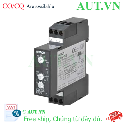 Rơ le bảo vệ pha Omron K8DS-PU2 | Bảo vệ mất pha, đảo pha, thấp áp Rơ le bảo vệ pha Omron K8DS-PU2 | Bảo vệ mất pha, đảo pha, thấp áp
