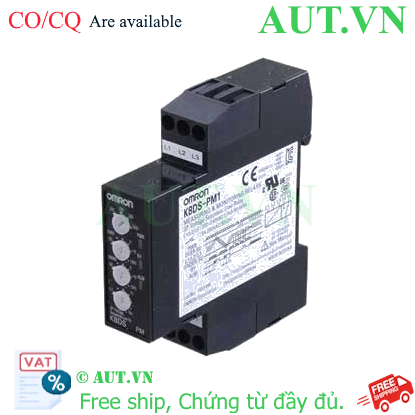 Rơ le Bảo Vệ Điện Áp & Pha Omron K8DS-PM1 (3 Pha 200-240VAC) - Giải Pháp An Toàn Tối Ưu Rơ le Bảo Vệ Điện Áp & Pha Omron K8DS-PM1 (3 Pha 200-240VAC) - Giải Pháp An Toàn Tối Ưu