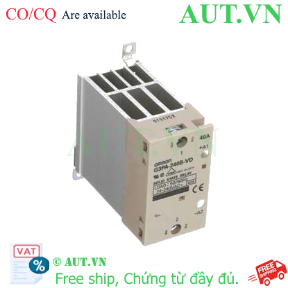 Relay Bán Dẫn Omron G3PA-240B-VD DC5-24 (3 Pha, 40A)