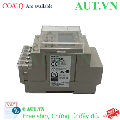 Timer Omron H5F-KB | Công tắc thời gian kỹ thuật số 24 bước, 10A, Chính hãng Omron