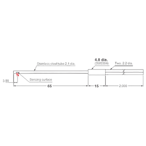 Cảm biến sợi quang Omron E32-D24-S2 2M Cảm biến sợi quang Omron E32-D24-S2 2M