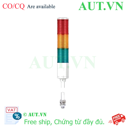Đèn Tháp Cảnh Báo Qlight ST56LF-3-220-RAG | 3 Tầng LED Siêu Sáng, 220VAC, IP44 - AUT VN