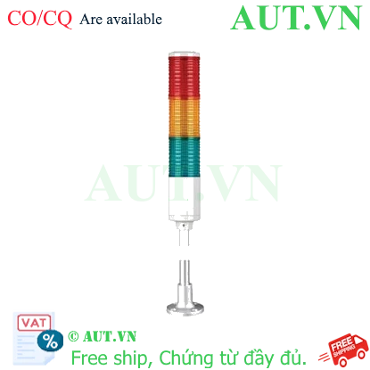 Đèn Tháp Cảnh Báo Qlight ST56L-3-220-RAG-SZ18 - 3 Tầng LED, 220VAC, Kèm Đế SZ18