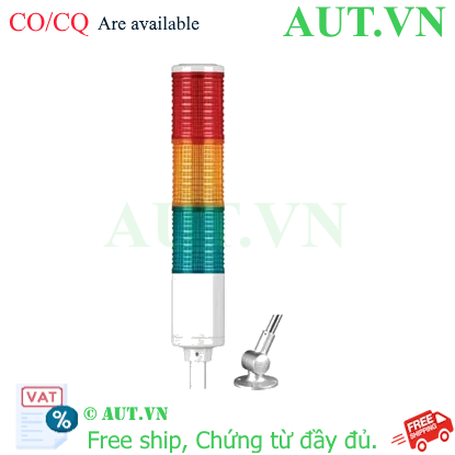 Đèn Tháp Tín Hiệu Qlight ST56L-3-220-RAG-SL18 | 3 Tầng LED, 220VAC, IP44